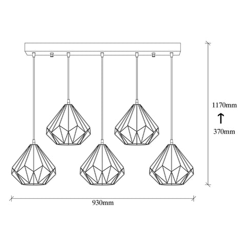 Candelabru  DIAMOND- Livrare rapida !