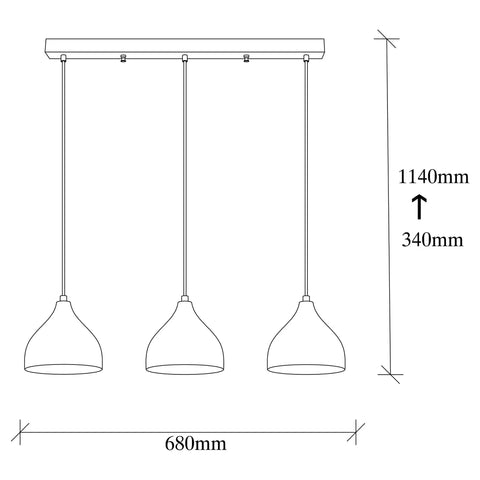 Candelabru Trio Modern- Livrare rapida !