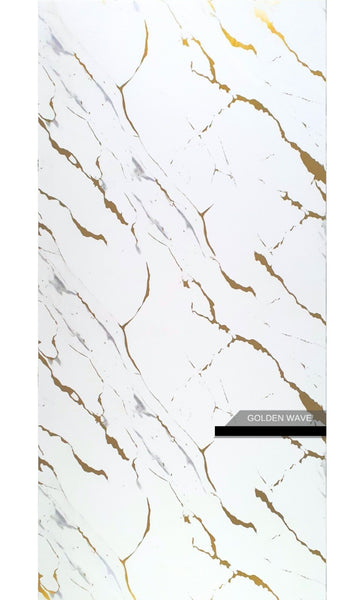 PANOU PVC- SM GOLDEN WAVE , 122 x 270 cm